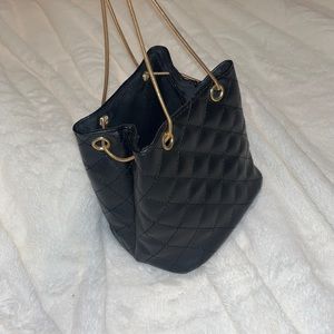 Mini black purse